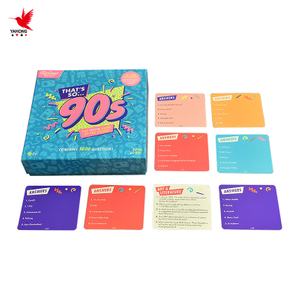 儿童板有趣的印刷自定义交易自定义游戏卡家庭游戏扑克牌