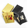 定制设计 PVC 塑料扑克牌防水 扑克牌 带盒