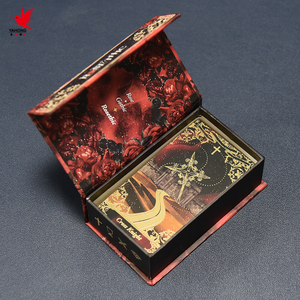 高品质定制塔罗牌环保耐用卡片纸全彩印刷光泽哑光饰面扑克牌