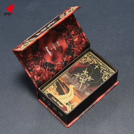 高品质定制塔罗牌环保耐用卡片纸全彩印刷光泽哑光饰面扑克牌